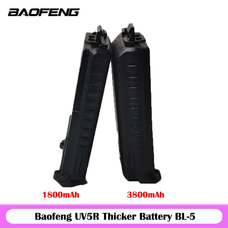 

BAOFENG-аккумуляторная батарея с радио, совместимая с Pofung, UV5R, UV-5R, UV-5RE Plus, DM-5R, RT5, BF-F8, 1800mah/3800mAh