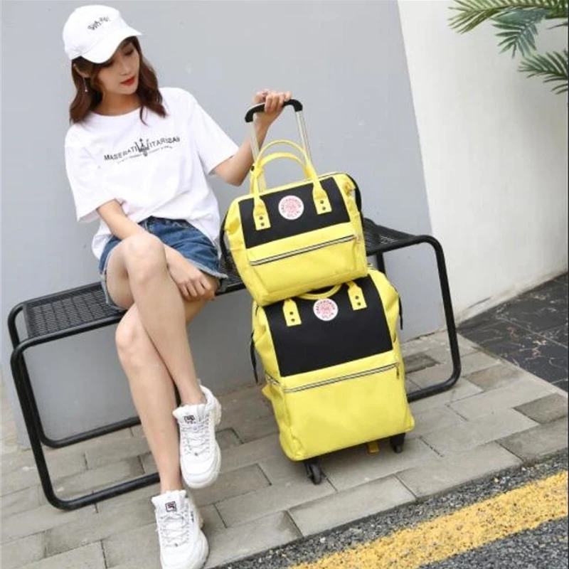 Carry On Luggage Bag Travel Hand Luggage Trolley Bag Women t