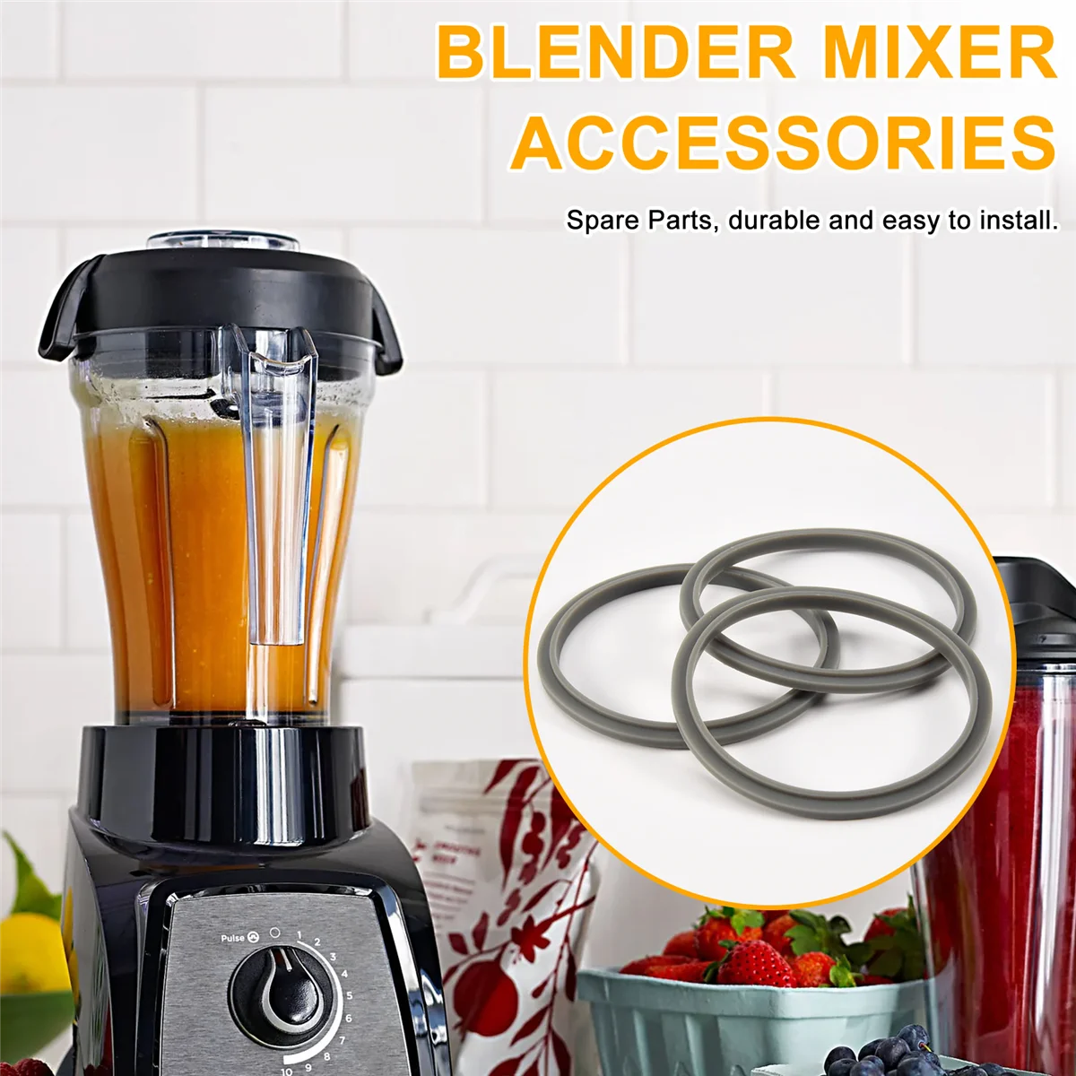 8 упаковок серого прокладок запасная часть для блендеров NutriBullet 600 Вт 900