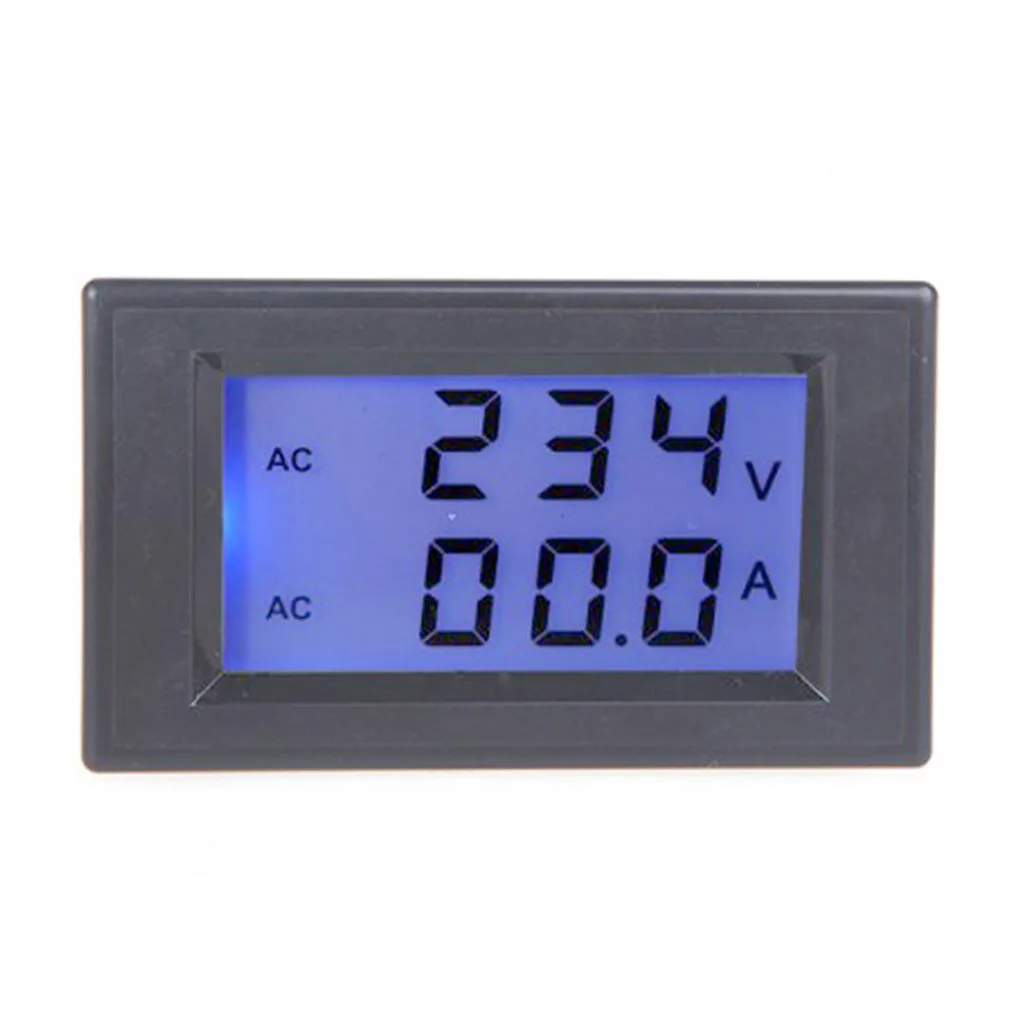 

D85-2042A AC80-300V AC0-100A Digital Voltmeter Ammeter Blue LED Backlight Amp Volt Tester AC Voltage Current Meter
