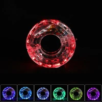 led colorful bicycle hub light wheel riding decoration usb road mountain bike parts accessories equipments accessories