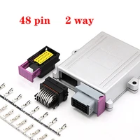 24pin 48pin ecu aluminum pcb box shell case with mating male female fci connector plug and terminals