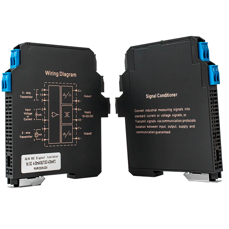 Ультратонкий изолятор сигнала от 4–20 мА до 0–10 В 0–5 1 в выход 2 изолированный