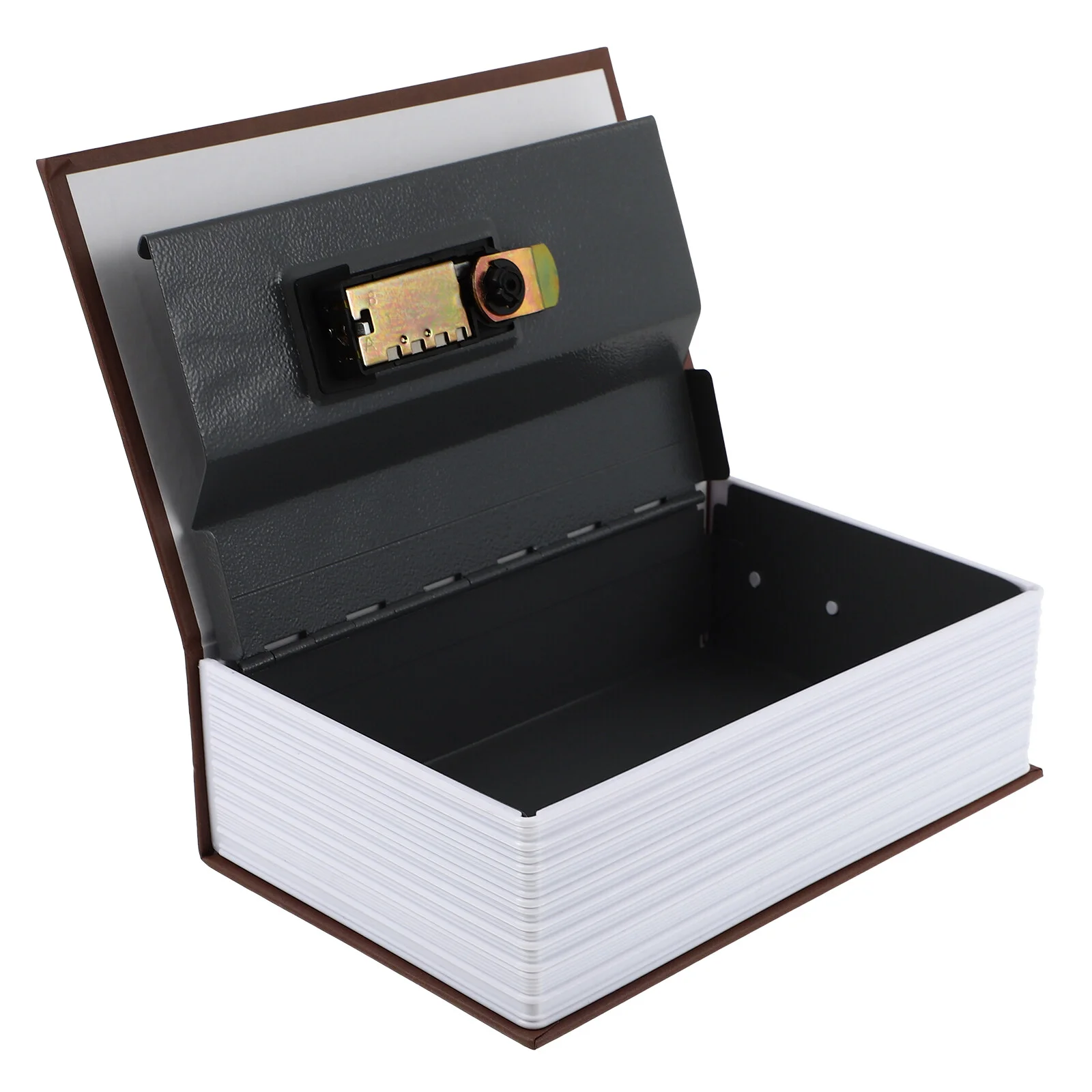 

Safe Vintage Box Diversion Money Secret Book Stainless Steel Combination Lock