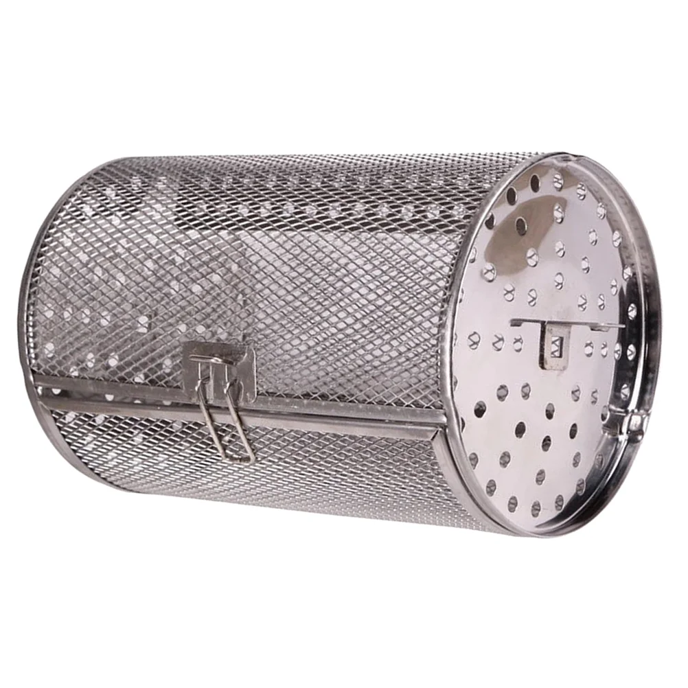 

Basket Rotisserie Grill Oven Roaster Cage Drum Air Bbq Steel Replacement Stainless Rotating Fryer Roast Baking Grilling Rolling