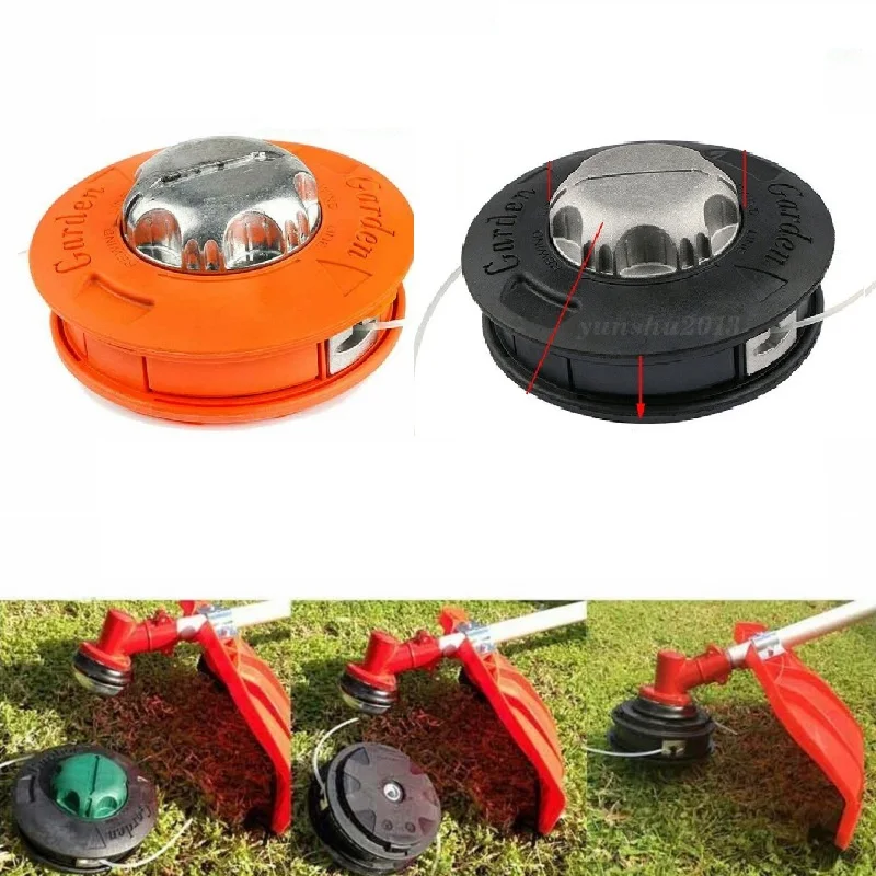 

Universal Grass Trimmer Head Garden Tools Parts Harness Desbrozadora Reel Cutter Line Spool for Trimmers Power