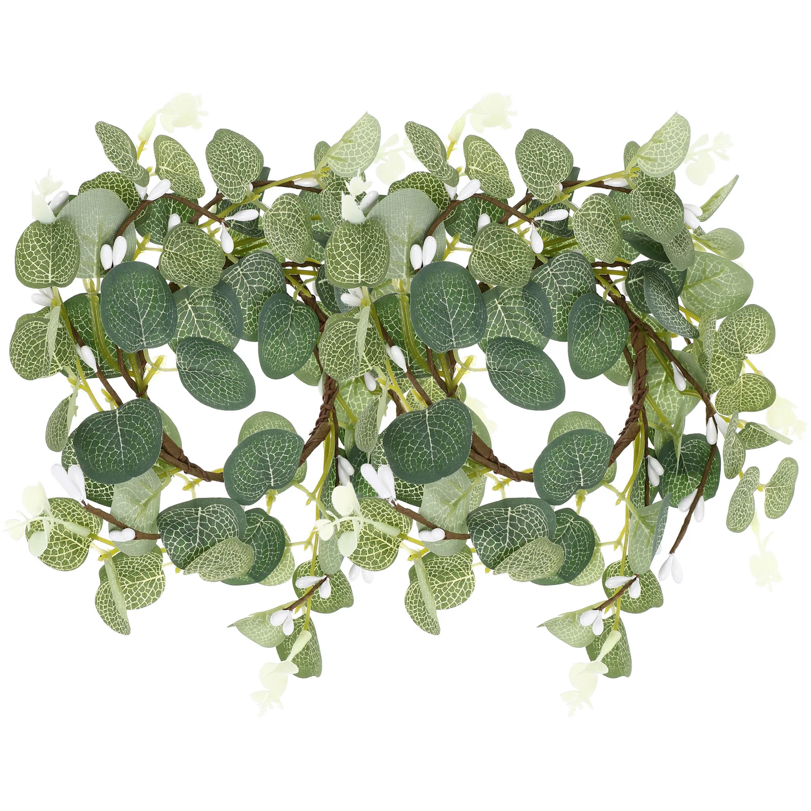 

2 Pcs Small Spring Supply Front Door Decor Household Easter Wreath Festival Accessory Silk Leaf Nordic Work Floral