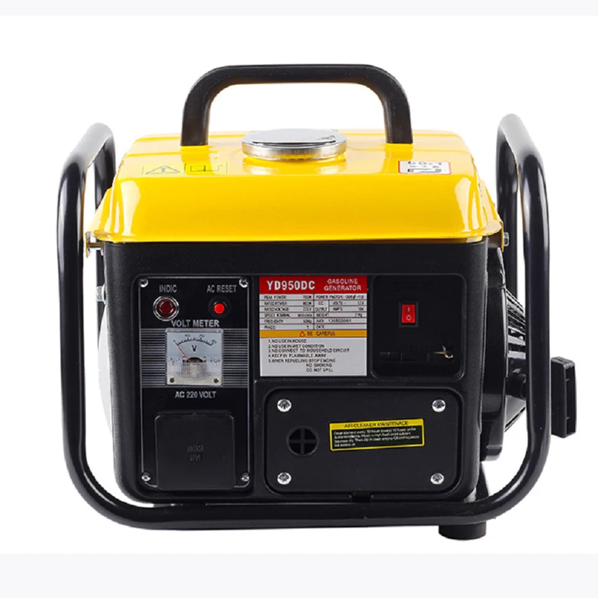 

Бензиновый генератор с низким уровнем шума, 800 Вт, портативный бытовой бесщеточный двухтактный однофазный бензиновый генератор, 220 В