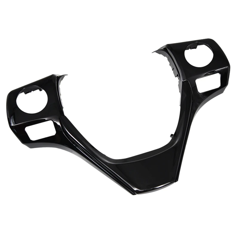 Автомобильная накладка на кнопки руль 84250-02560 для Toyota Corolla RAV4 Ralink 2014-2018 глянцевый