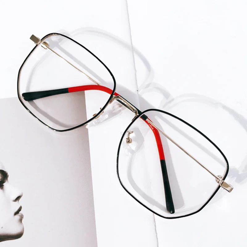 Polygons металлическая оправа для очков близорукости с защитой от голубого света