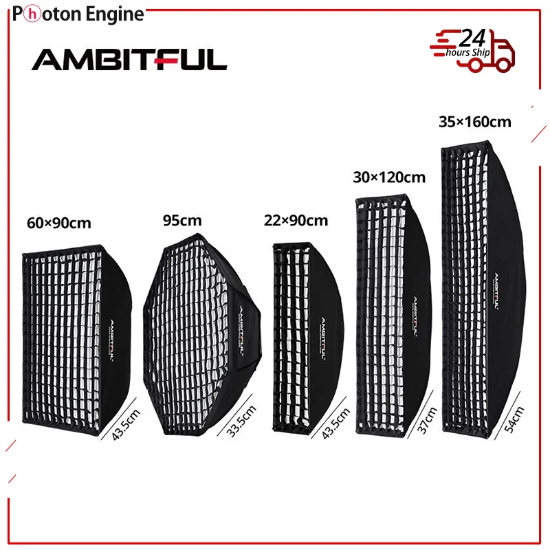Лампа-софтбокс AMBITFUL 60x90 см 22x90 30x120 35x160 95 |