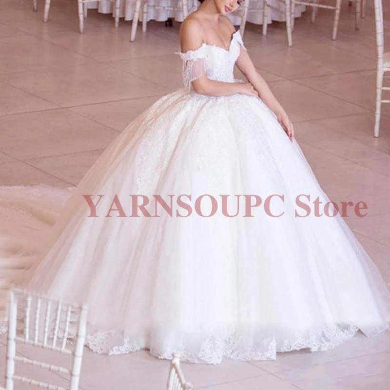 Vestido de novia элегантное платье с кожаным принтом hombro expuesto novi