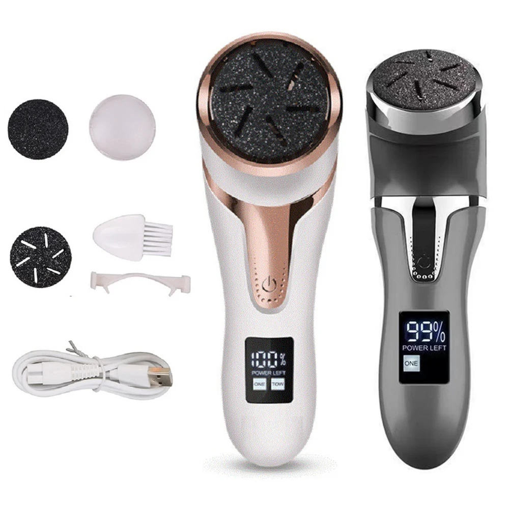 

Rechargeable Electric Foot File Electric Pedicure Sander 2 Speeds Foot Callus Remover Feet Dead Skin Calluses IPX7 Waterproof