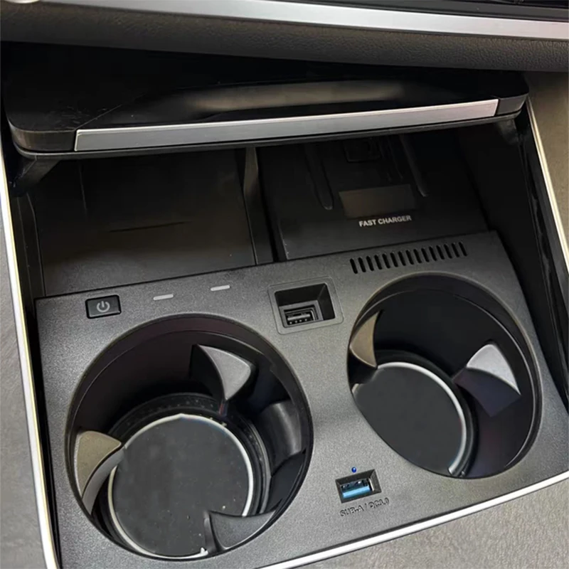 Автомобильное беспроводное зарядное устройство 15 Вт быстрое для мобильного