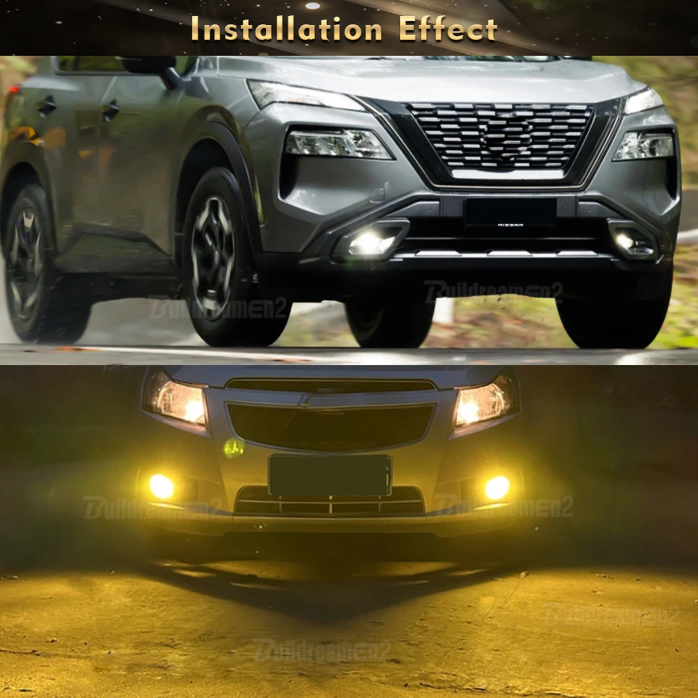 2 X 30W Автомобильные светодиодные противотуманные фары Canbus DRL H11 для Nissan Armada Patrol Y62 Y63 Ti Ti-L 2020 2021 2022 2023 2024 2025 (art.: 3920db7bc60be) - 3920db7bc60be