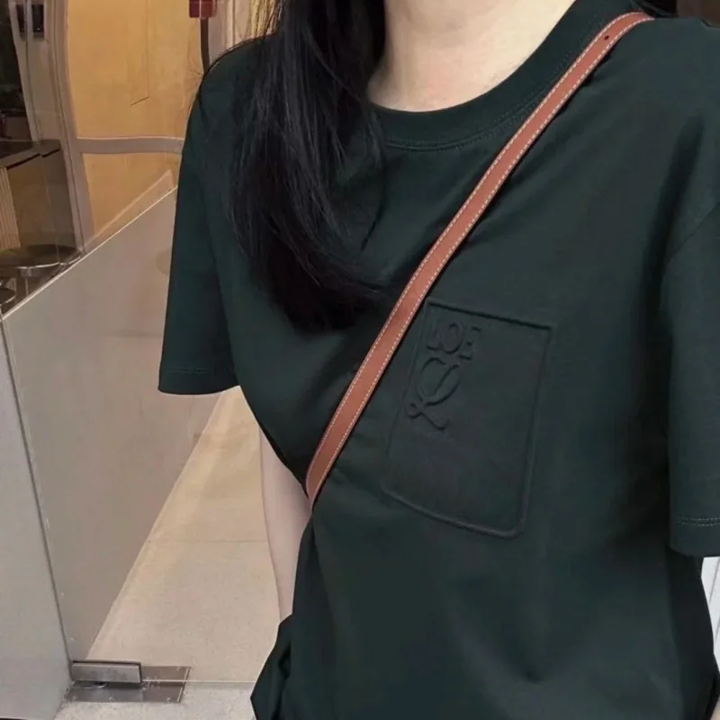 

New Leisure Fashion Women T-shirt Short Sleeve Round Neck Pullover Loose Printing Patchwork Chic Casual Lady T-shirt For Summer