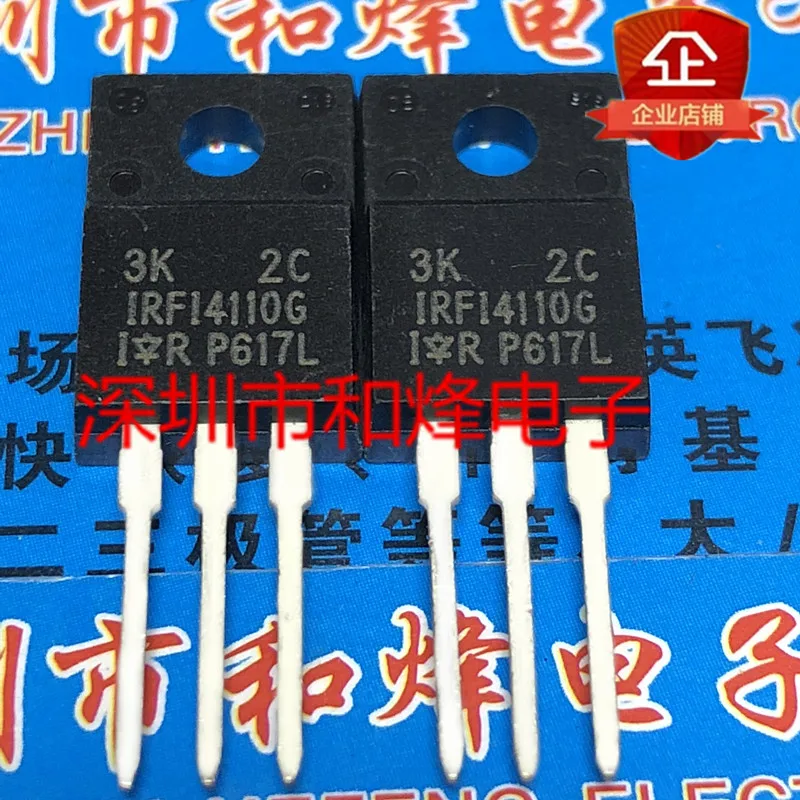 

free shipping IRFI4110G TO-220F 100V 72A 10PCS