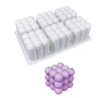 3D сосновые орехи, силиконовая форма для свечей, сделай сам, клей для свечей ручной работы, форма для воска, сделай сам, креативная форма для свечей, форма для свечей