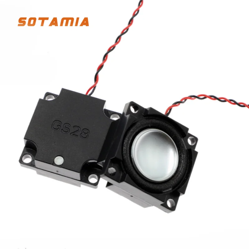 SOTAMIA 2 шт. мини-динамик полного диапазона 8 Ом Вт Голосовая коробка Hifi Музыка Аудио