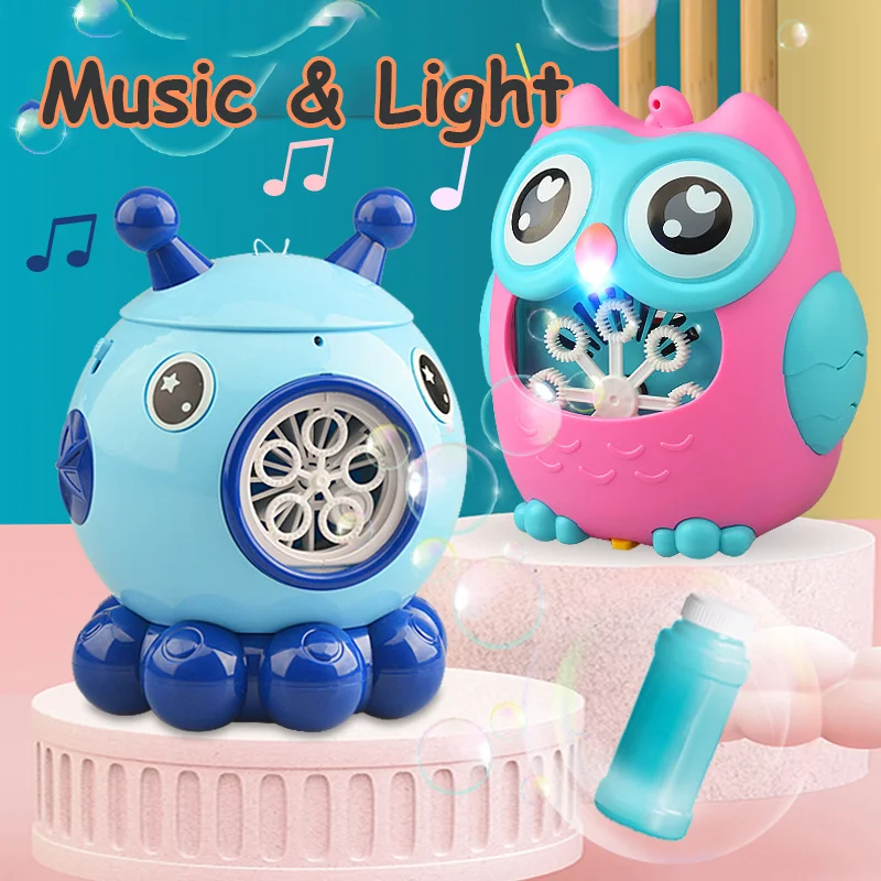 Электрическая пузырчатая машина светящаяся музыкальная светильник зырчатая