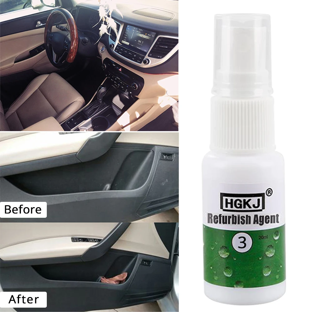 

1x New HGKJ-3 Car Paint Care Polish Hydrophobic Coating Car Interior Leather Seats Glass Maintenance Clean Detergent Refurbisher