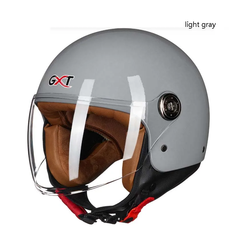 Зимний мужской мотоциклетный шлем для скутера GXT аксессуары мотоцикла