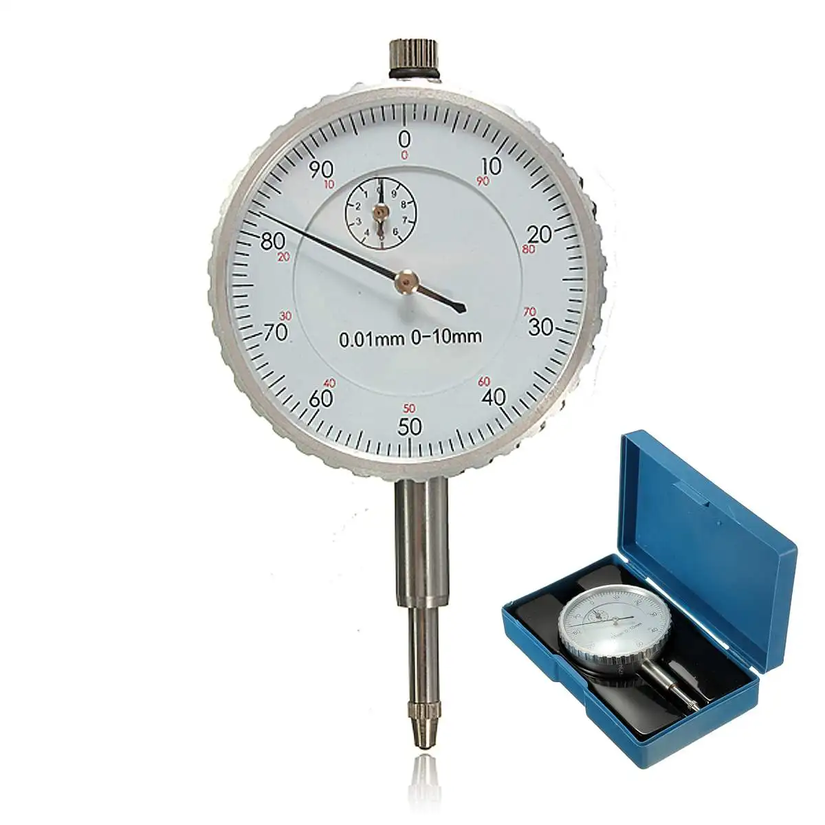 

Dial Indicator Gauge 0-10mm Meter Precise 0.01 Resolution Concentricity Test Dial Bore Gauge Precision Comparator Measuring Tool