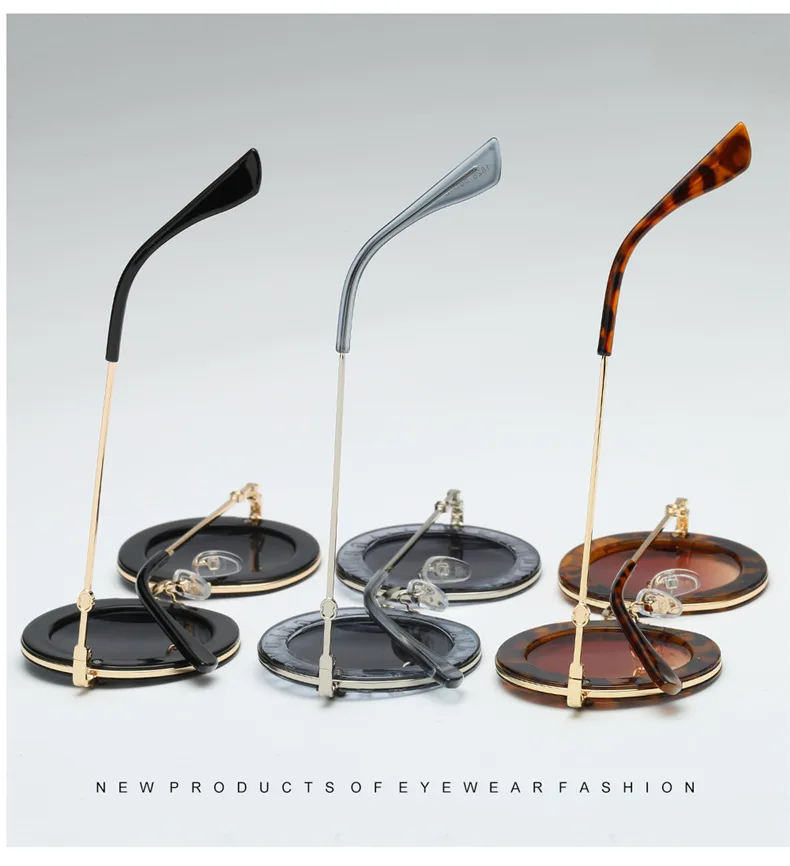 Роскошные Дизайнерские Круглые Солнцезащитные очки для женщин |