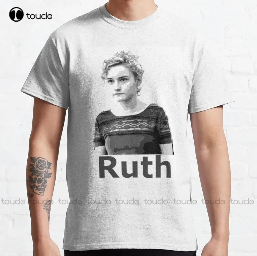 Фото Классическая футболка Ruth Langmore в стиле поп-арт Powerhouse для женщин, женские рубашки с цифровой печатью, дышащий хлопок в стиле ретро №1