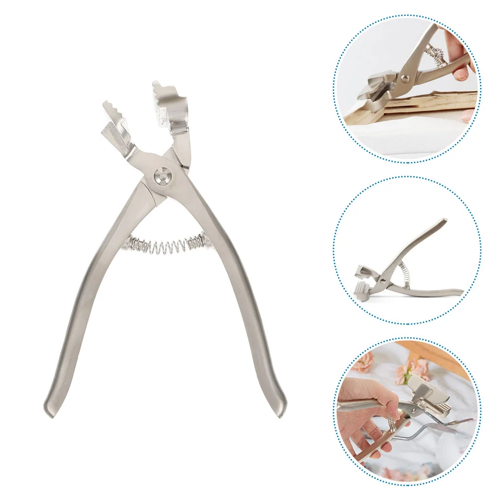 

Canvas Pliers Stretching Tool Stainless Steel Clips Frame Making Supply Framing Multifunctional Clamp Ribbon Painting
