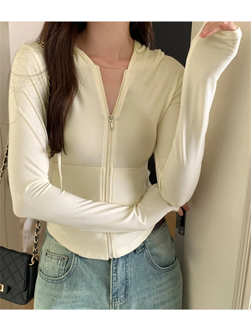 Куртка Alien Kitty женская с капюшоном стильное приталенное пальто длинным рукавом