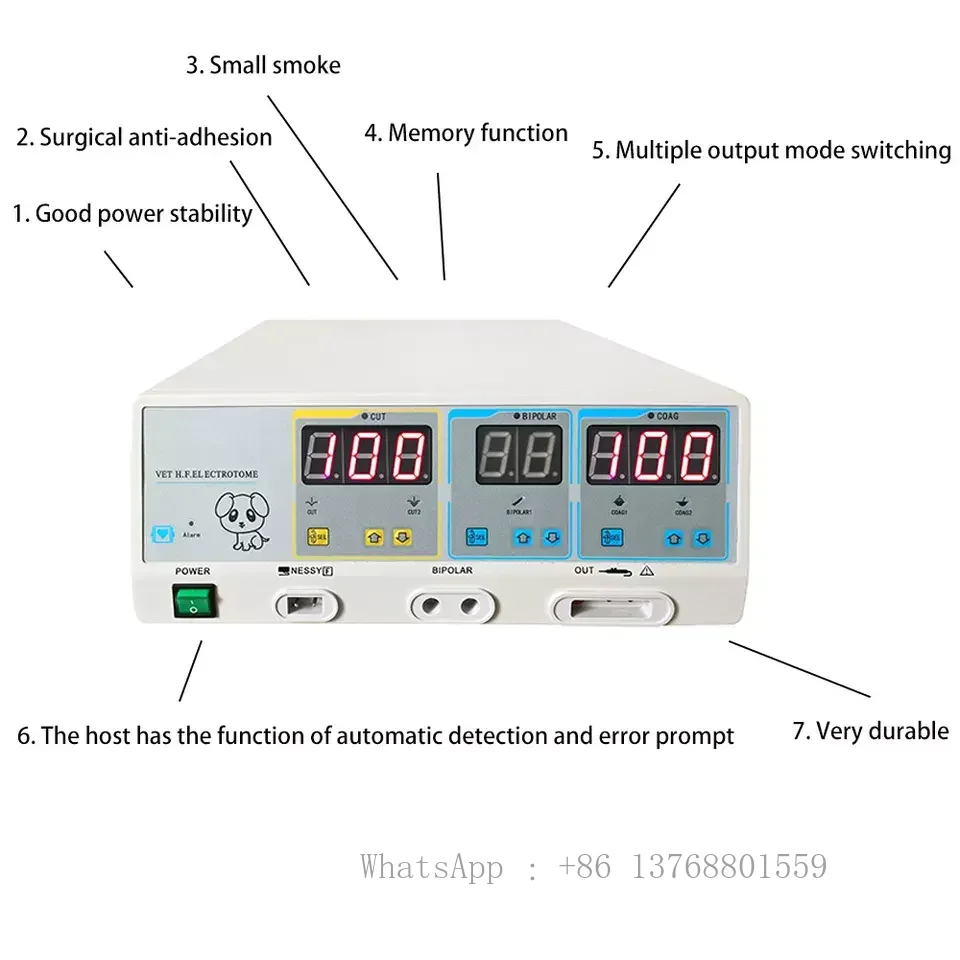 200 Вт монопольная и биполярная ветеринарная электрическая машина для домашних