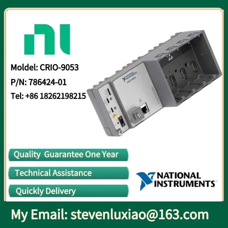 NI CRIO-9053 786424-01 1.33 GHz dual-core CPU 4 GB storage capacity -20°C to 55°C Artix 7 50T FPGA 4-slot CompactRIO control - купить по