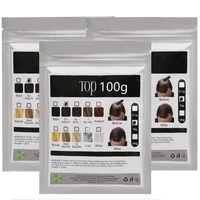 100g hair fibers 9 color keratin hair building fiber powder instant hair growth fiber refill 1pc hair care product