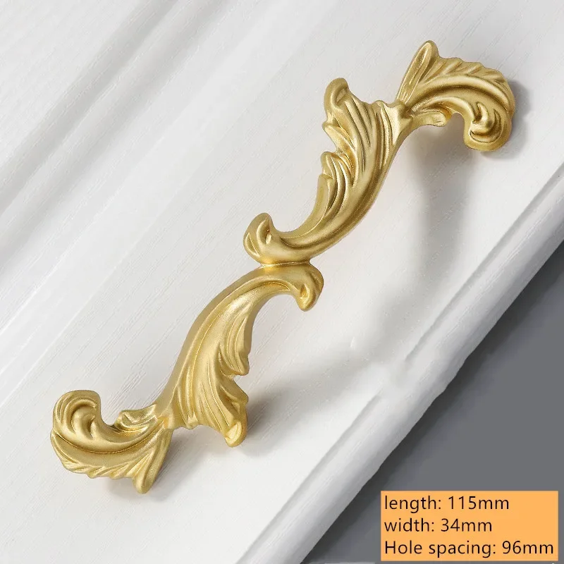 

Золотая ручка для кухонного шкафа из чистой меди, современные ручки для ящика стола, дверная ручка для гардероба, домашняя фурнитура, мебельные аксессуары