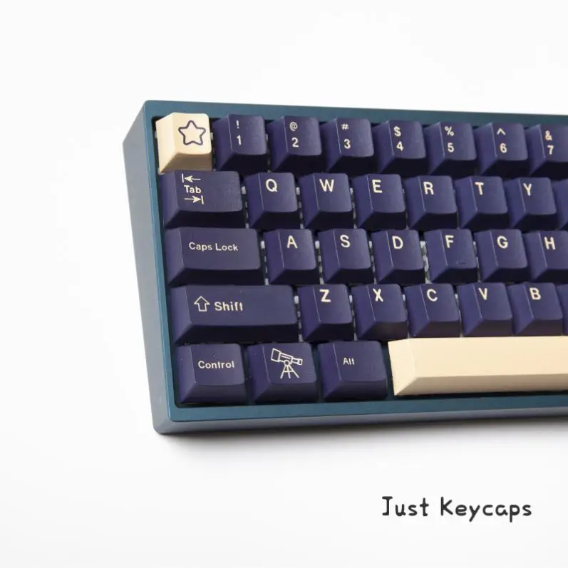 Набор 124 клавиш GMK Stargaze Star Cherry Profile PBT Dye Sub колпачки для механической клавиатуры GMMK