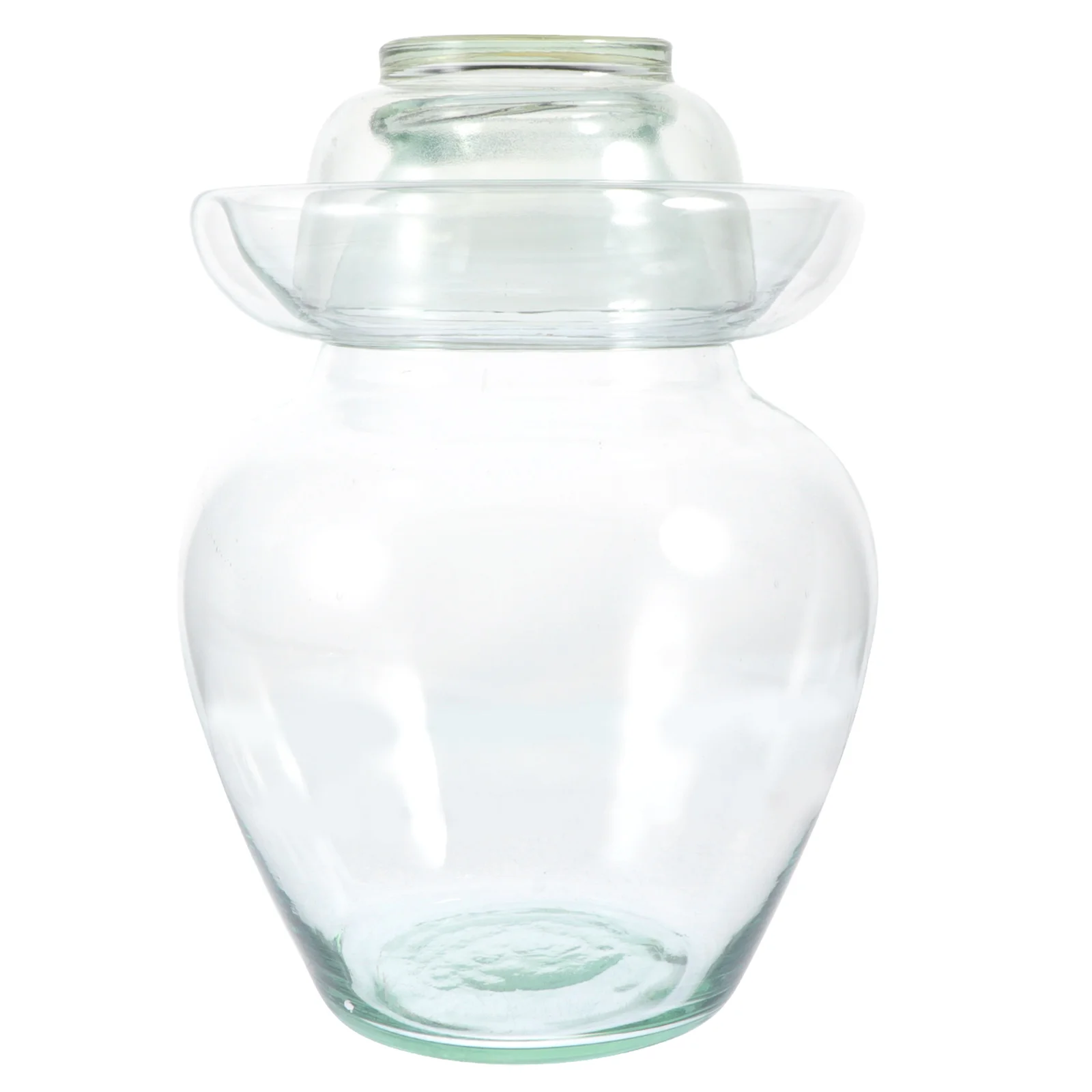 

Kitchen Storage Jar Simple Pickle Jar Fermentation Crock Jar Pickles Crock Pot Clear Pickle Containers Porcelain Sealed Jar