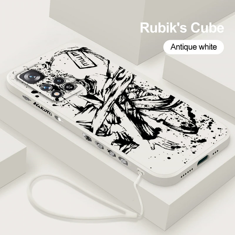 

Animr N-Narutos Japanese Comics Liquid Left Rope Cover Phone Case For Xiaomi Redmi Note 12 11 11S 11T 10S 10 9T 9 Pro Plus 5G