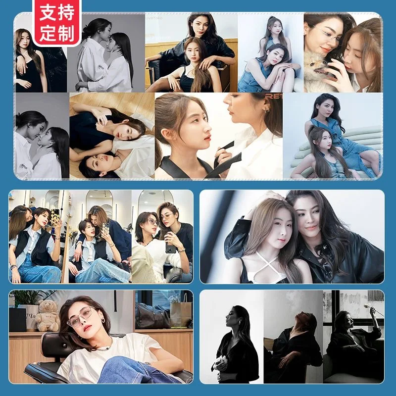 Новинка 2024 коврик для мыши FayeYoko с надписью Thai Drama Love набор клавиатурой протектор