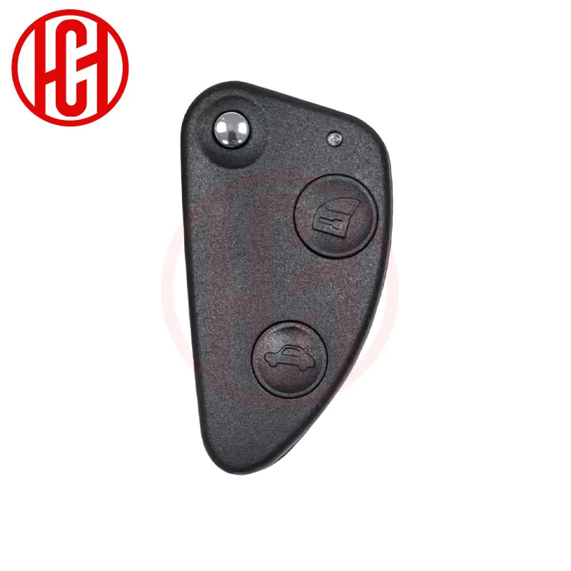 

Чип ID48 FCCID 147 156 166 GT 433 МГц, замена 2/3 кнопки, откидной автомобильный ключ для Alfa Romeo, дистанционный брелок, необрезанное лезвие SIP22