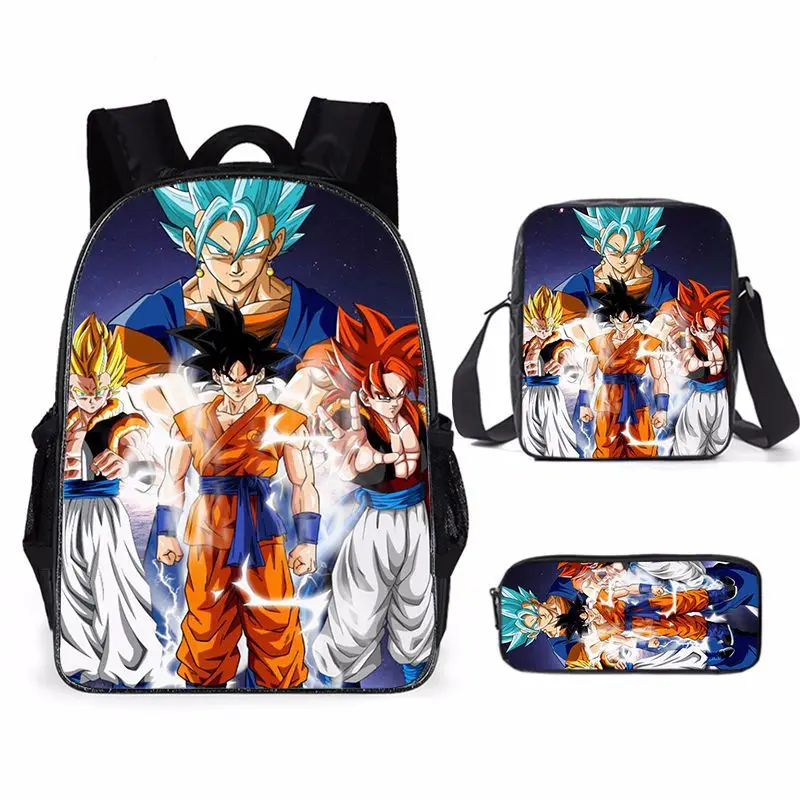 Anime Dragon Ball Z Popular Goku Vegeta Super Backpacks For Teenagers Violetta Bag For Children Girls Boys Gifts School Bookbags