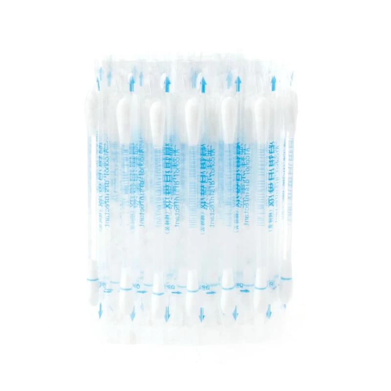 

50pcs Disposable Medical Stick Disinfected Cotton Swab Care Tool Aid Kit