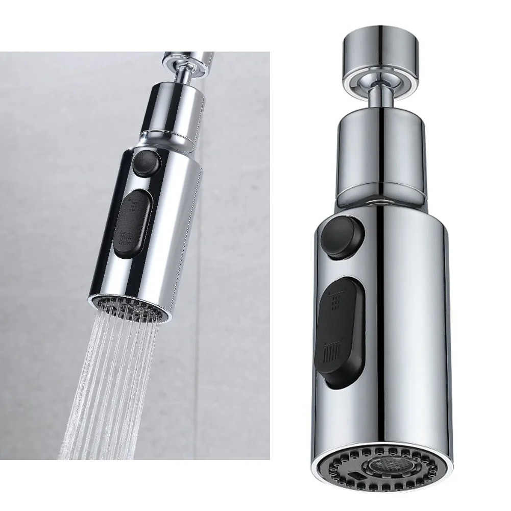 

Kitchen Bathroom Faucet Aerator Bubbler 3 Modes Adjustable Bathroom Anti-splash Tap Filter Nozzle Kitchen Bathroom Accessories
