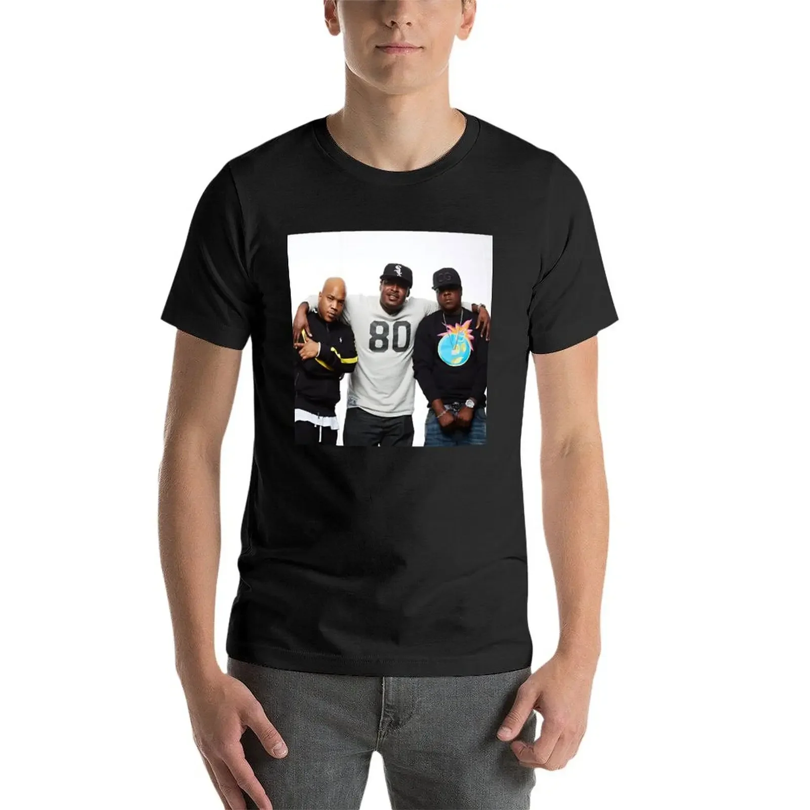 Фото Футболка Мужская/женская с надписью «The Lox Fan Art And Merch», модная рубашка в Корейском стиле, большие размеры, лето №4