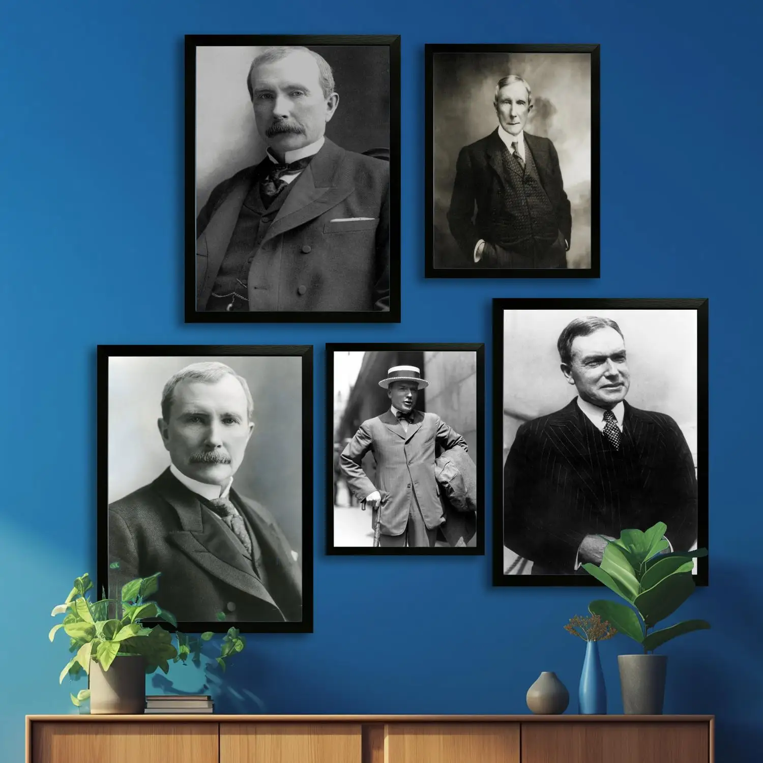 Художественный постер John D. Rockefeller на холсте