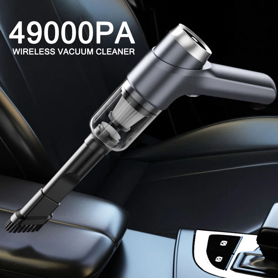 Автомобильный пылесос 49000 па Беспроводной Мощный Робот для уборки мощный