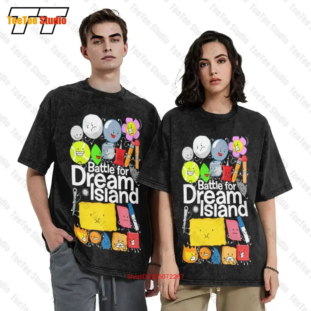 Фото Винтажная футболка большого размера Bfdi Poster Battle For Dream Island WEU7 №2