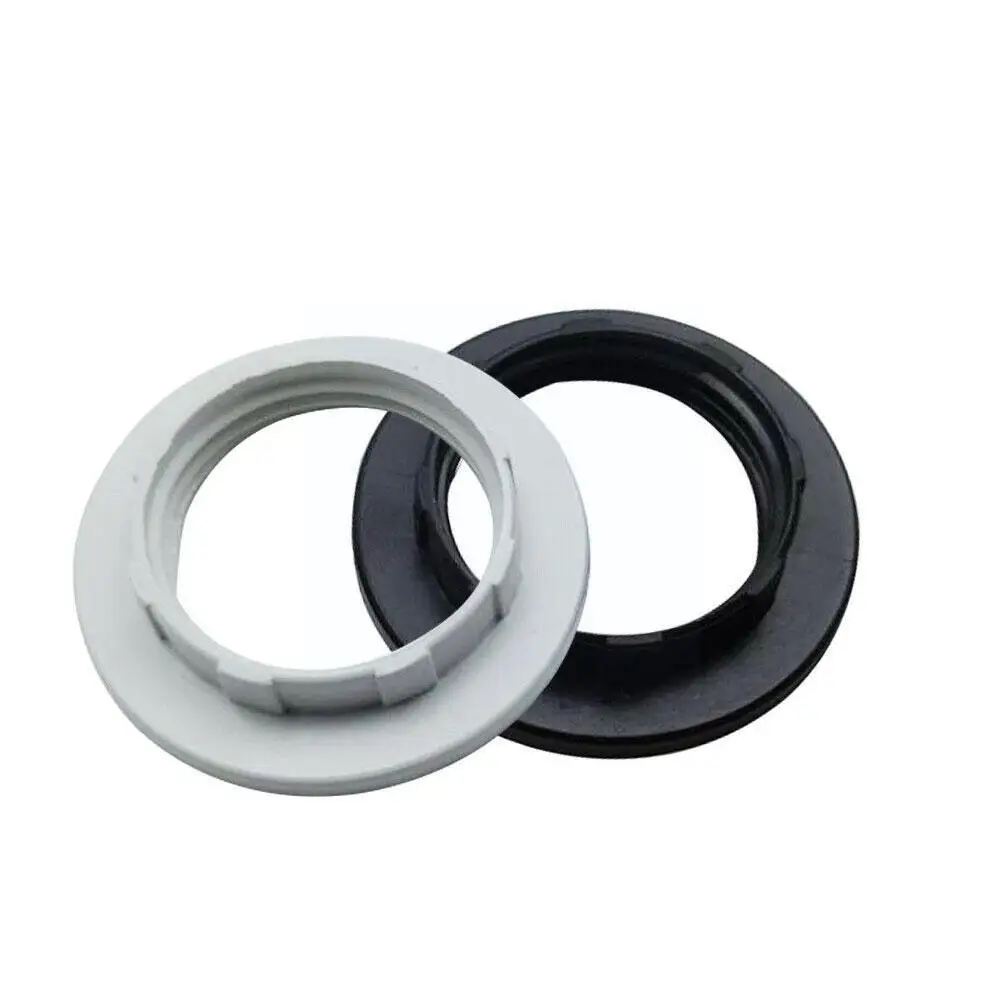 

2PCS E27/ E14 Lampshade Ring Adapter Black/white Light Shade Adaptor Collar Lamp Accessories Shades Bulb Plastic Holder Rin I1B8