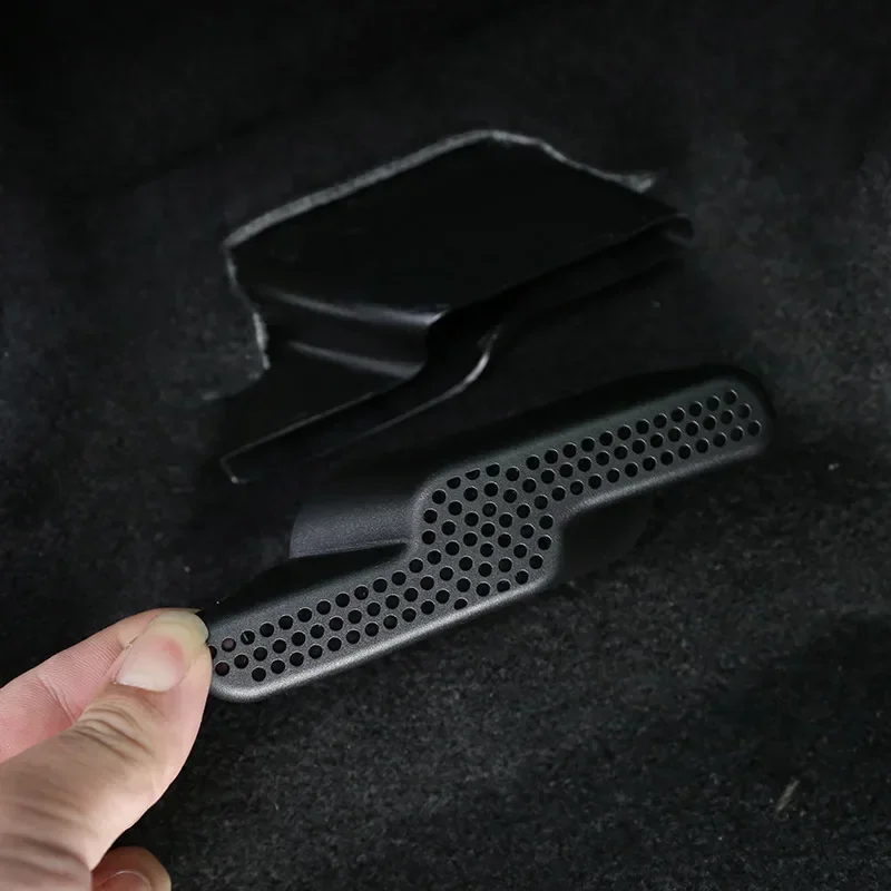 Для BMW X1 IX1 U11 2023-2024 ABS Черная защитная крышка на решетку воздуховода