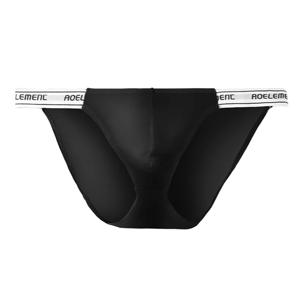 

Man Underpants Ice Silk Briefs Mens Low-Rise Sexy Underwear Breathable Jockstrap Lingerie High Elastic Jock Strap Homme